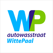 Autowasstraatwittepaal